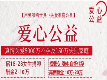 海门捐卵助孕生子 爱心志愿者招募